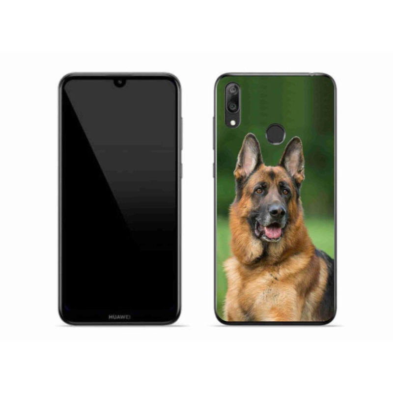Gél borítás mmCase a Huawei Y7 (2019) - Német juhászkutya számára