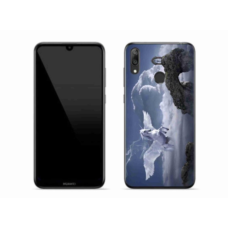 Gél borítás mmCase a Huawei Y7 (2019) számára - pegazus