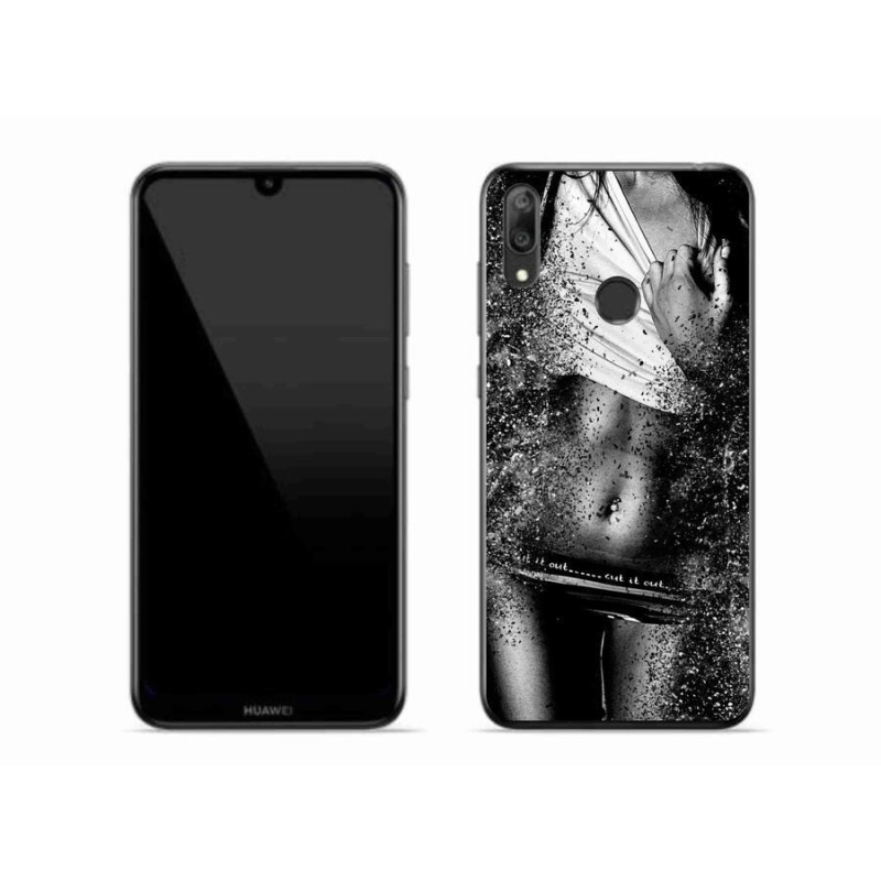 Gél borító mmCase a Huawei Y7 (2019) - szexi nő 1