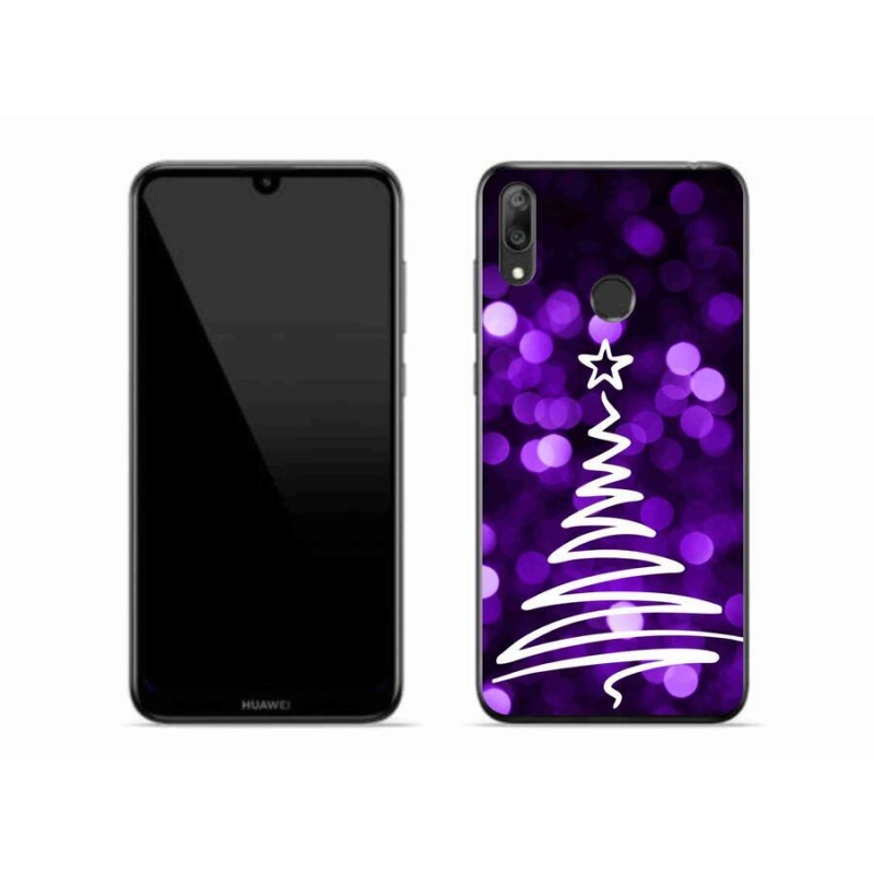 Gél borítás mmCase a Huawei Y7 (2019) - fa