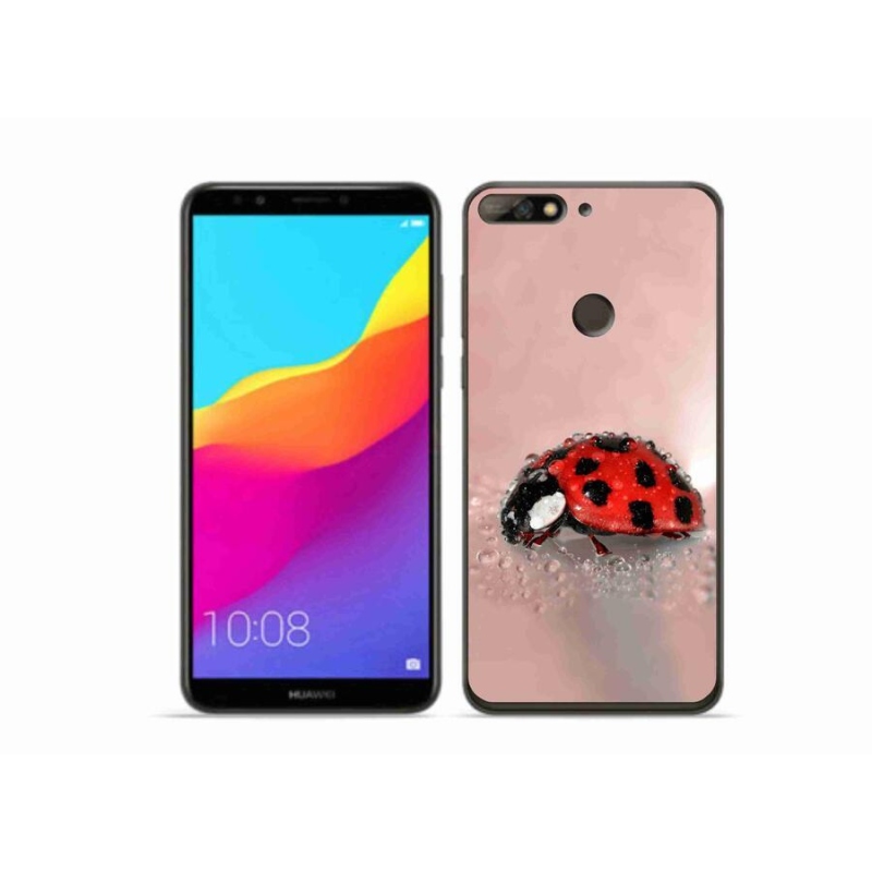 Gél borítás mmCase a Huawei Y7 Prime (2018) - katicabogárhoz