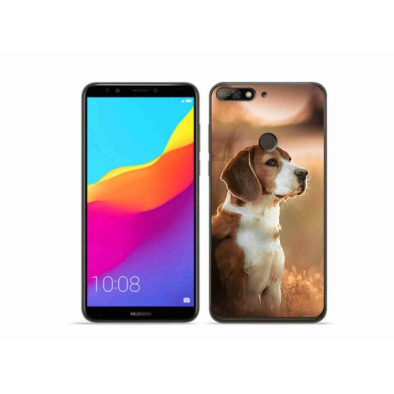 Gél védőhuzat mmCase a Huawei Y7 Prime (2018) készülékhez - bézs színű