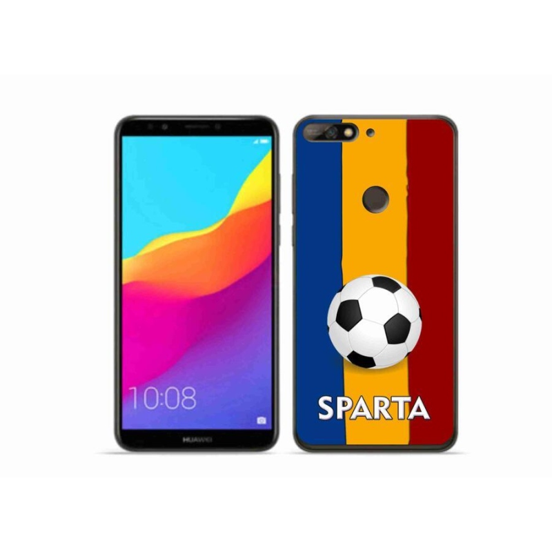 Gél borítás mmCase a Huawei Y7 Prime (2018) - futball 1