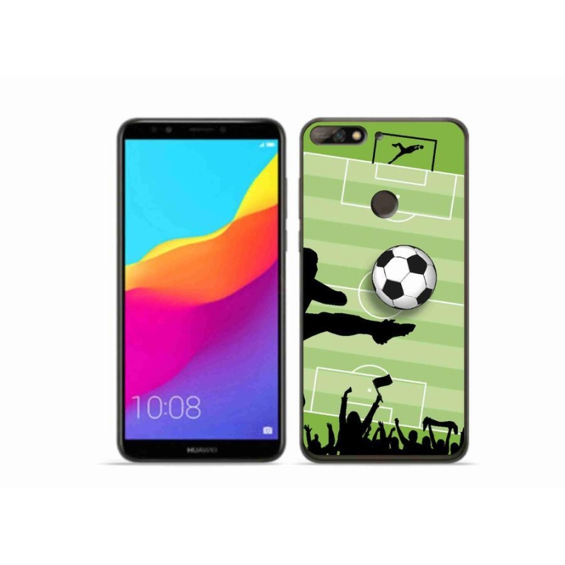 Gél borítás mmCase a Huawei Y7 Prime (2018) - futball 3