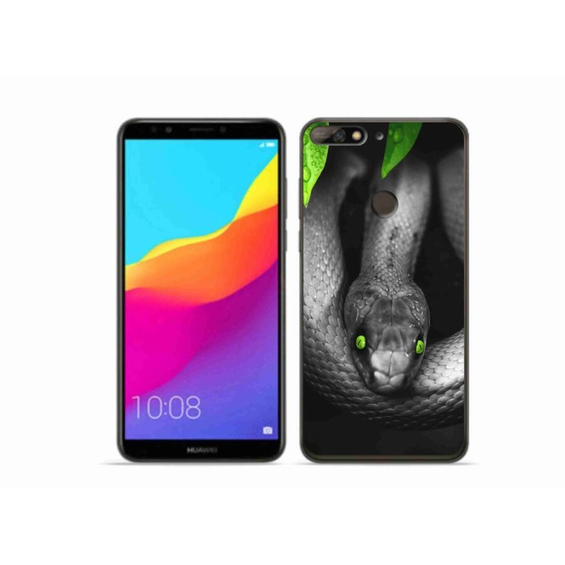 Gél borítás mmCase a Huawei Y7 Prime (2018) - kígyóhoz