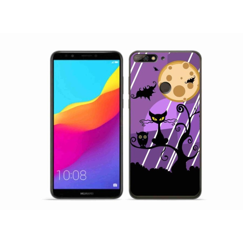 Gél borítás mmCase a Huawei Y7 Prime (2018) - halloween