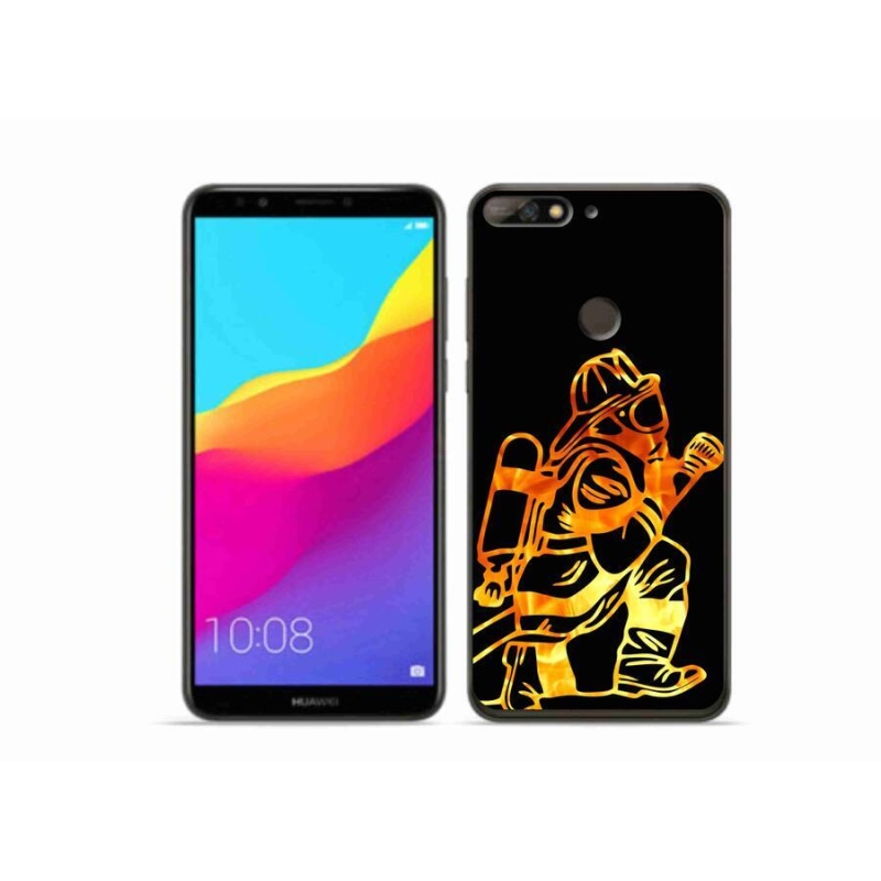 Gél borítás mmCase a Huawei Y7 Prime (2018) - tűzoltó 1