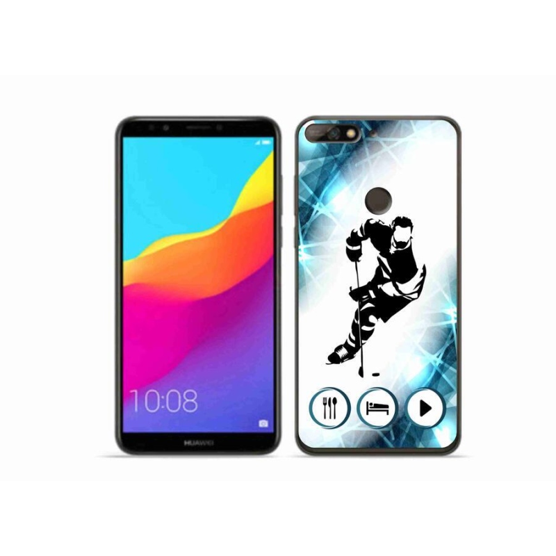 Gél borítás mmCase a Huawei Y7 Prime (2018) számára - hoki 1