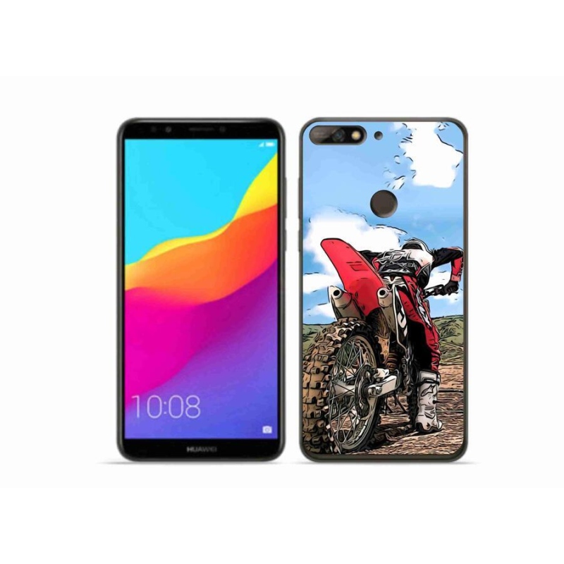 Zselés borítás mmCase a Huawei Y7 Prime (2018) - moto számára