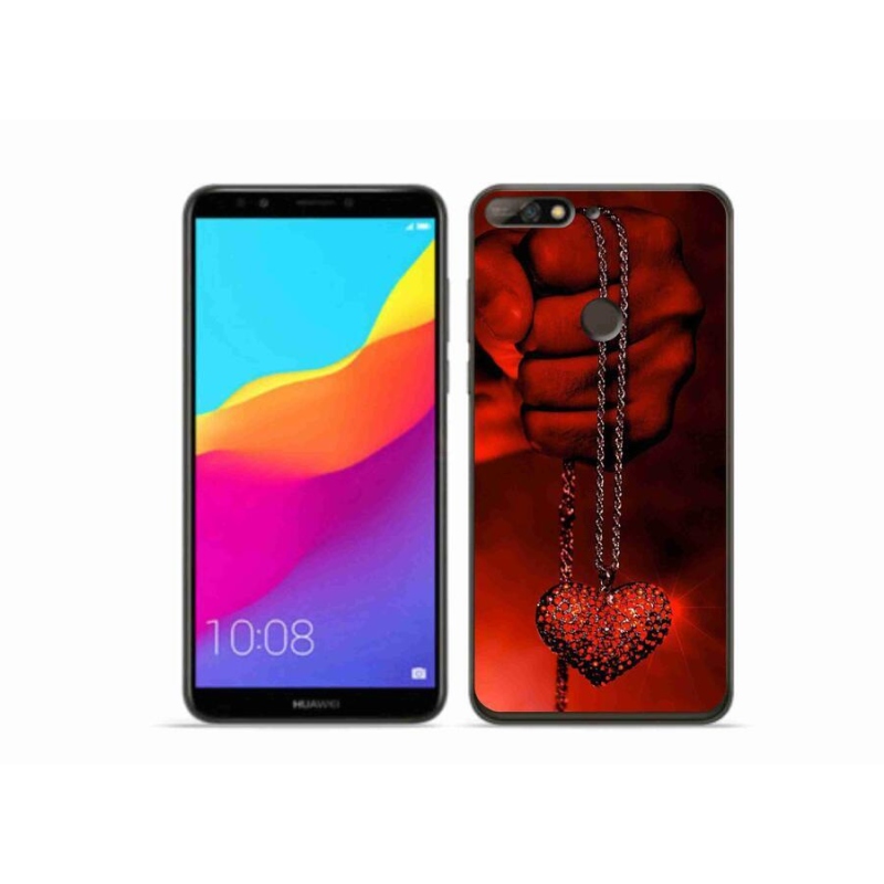 Gél borítás mmCase a Huawei Y7 Prime (2018) - nyaklánchoz