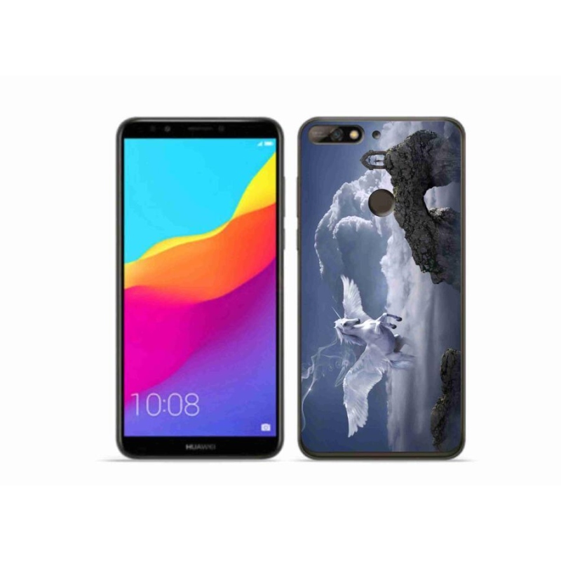 Gél borítás mmCase a Huawei Y7 Prime (2018) számára - pegazus