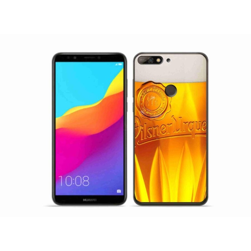 Gél borítás mmCase a Huawei Y7 Prime (2018) számára - sör