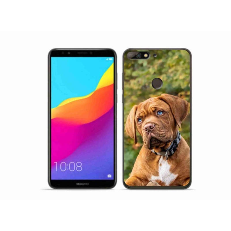 Gél borítás mmCase a Huawei Y7 Prime (2018) - kölyökkutyakölyökhöz