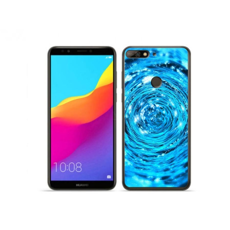 Gél borító mmCase a Huawei Y7 Prime (2018) - vízörvényhez