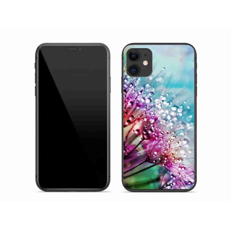 Gél borítás mmCase iPhone 11 készülékhez - színes virágok