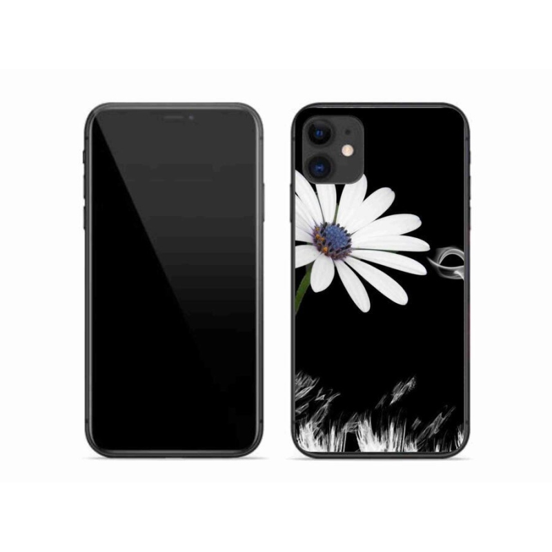Gél borítás mmCase iPhone 11 készülékhez - fehér virág