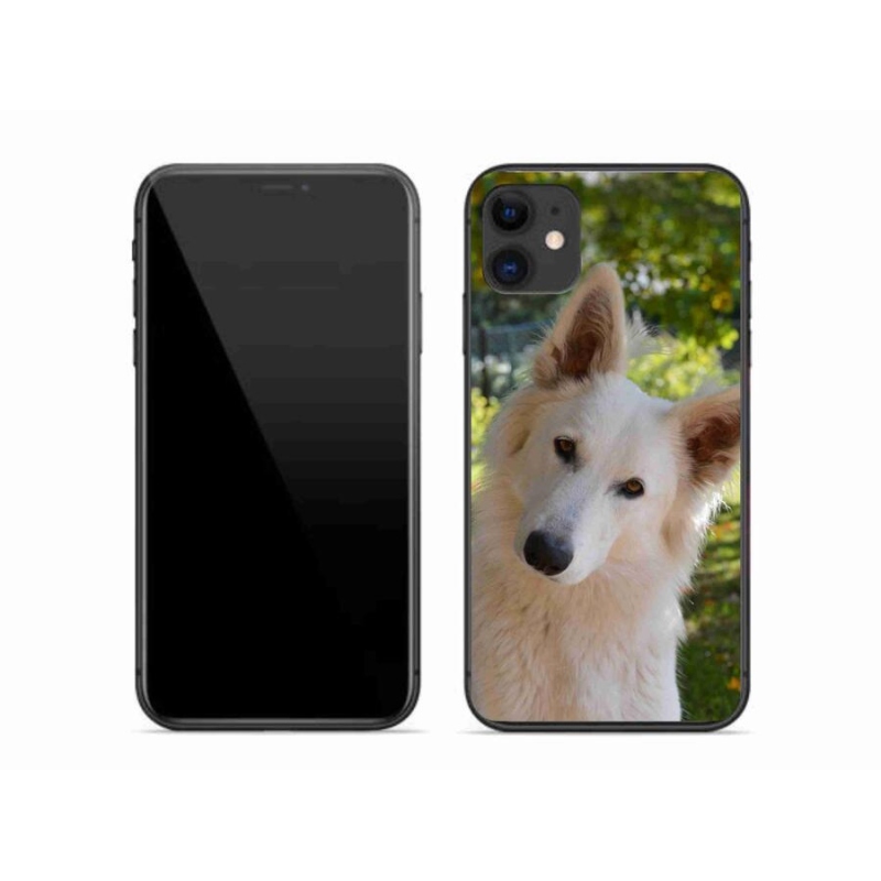 Gél borítás mmCase iPhone 11 készülékhez - fehér Svájci juhász 1