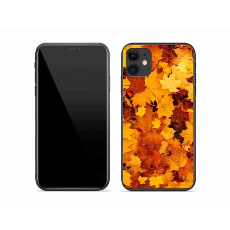 Gél borítás mmCase iPhone 11 készülékhez - juharlevelek