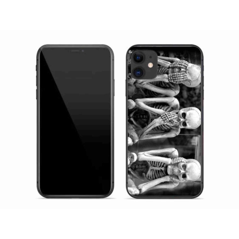 Zselés borítás mmCase iPhone 11 készülékhez - csontvázak