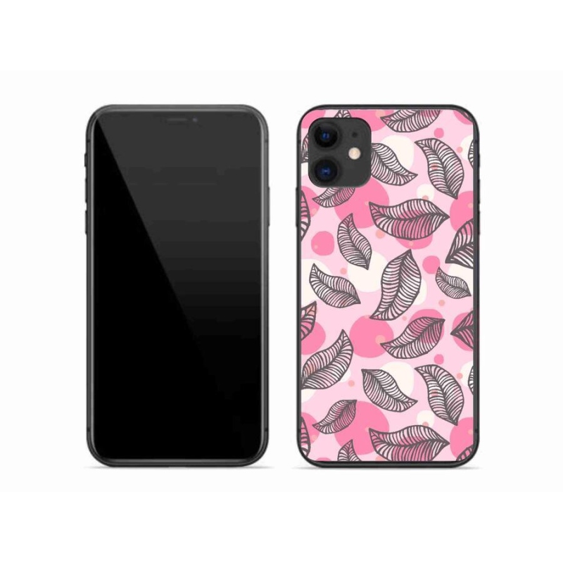 Gél borítás mmCase iPhone 11 készülékhez - rajzfilmes hulló levelek