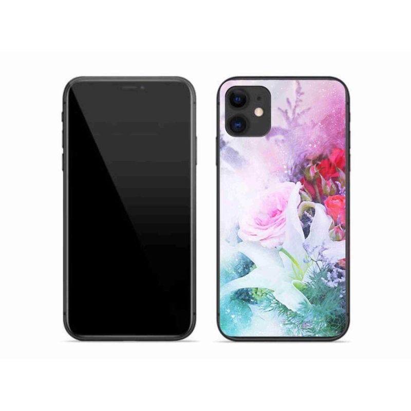 Gél borítás mmCase iPhone 11 készülékhez - virágok 4