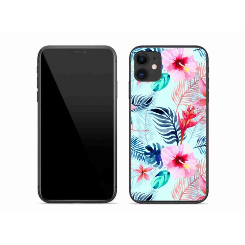 Gél borítás mmCase iPhone 11 készülékhez - virágok