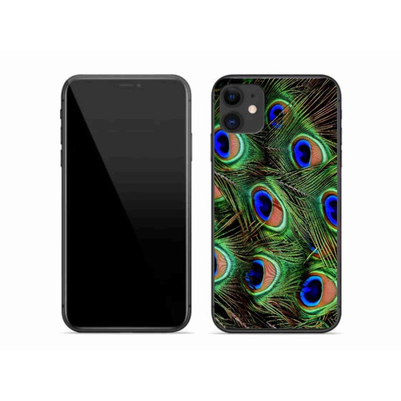 Zselés borítás mmCase iPhone 11 készülékhez - pávatoll