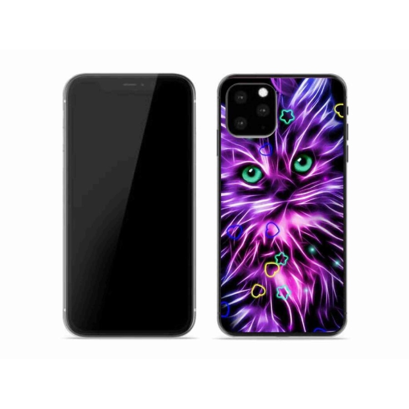 Gél borítás mmCase iPhone 11 Pro készülékhez - absztrakt macska