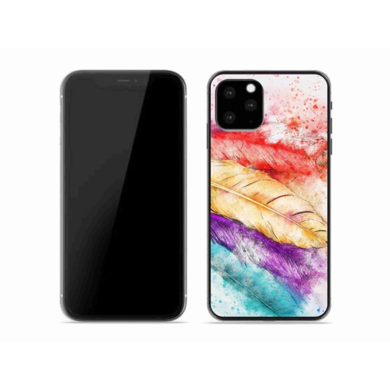 Zselés borítás mmCase iPhone 11 Pro készülékhez - színes toll