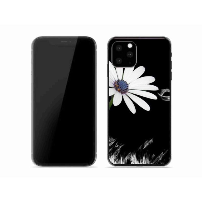 Gél borítás mmCase iPhone 11 Pro készülékhez - fehér virág