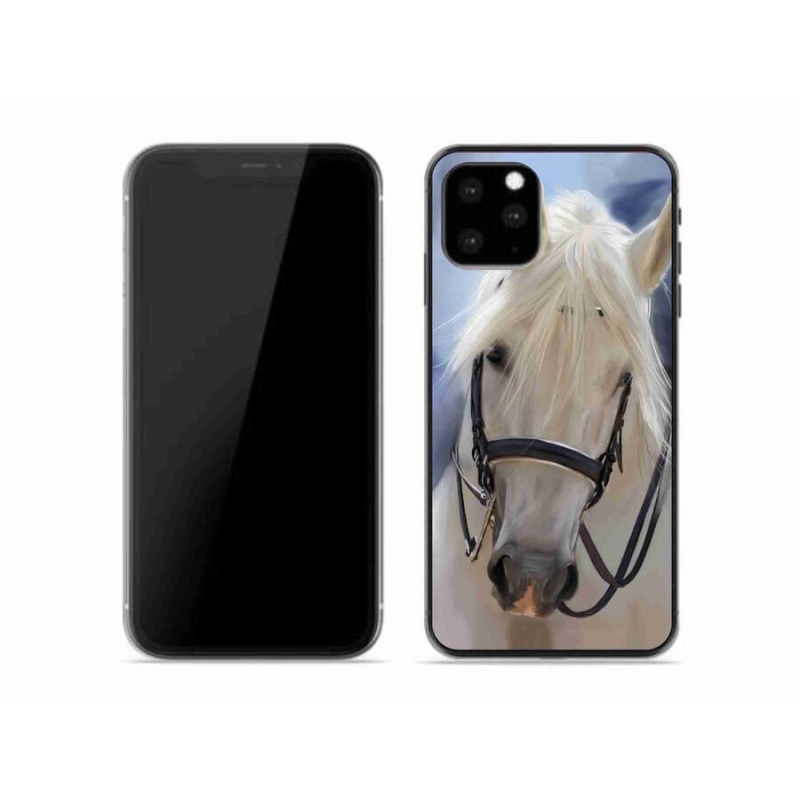 Gél borítás mmCase iPhone 11 Pro készülékhez - fehér ló