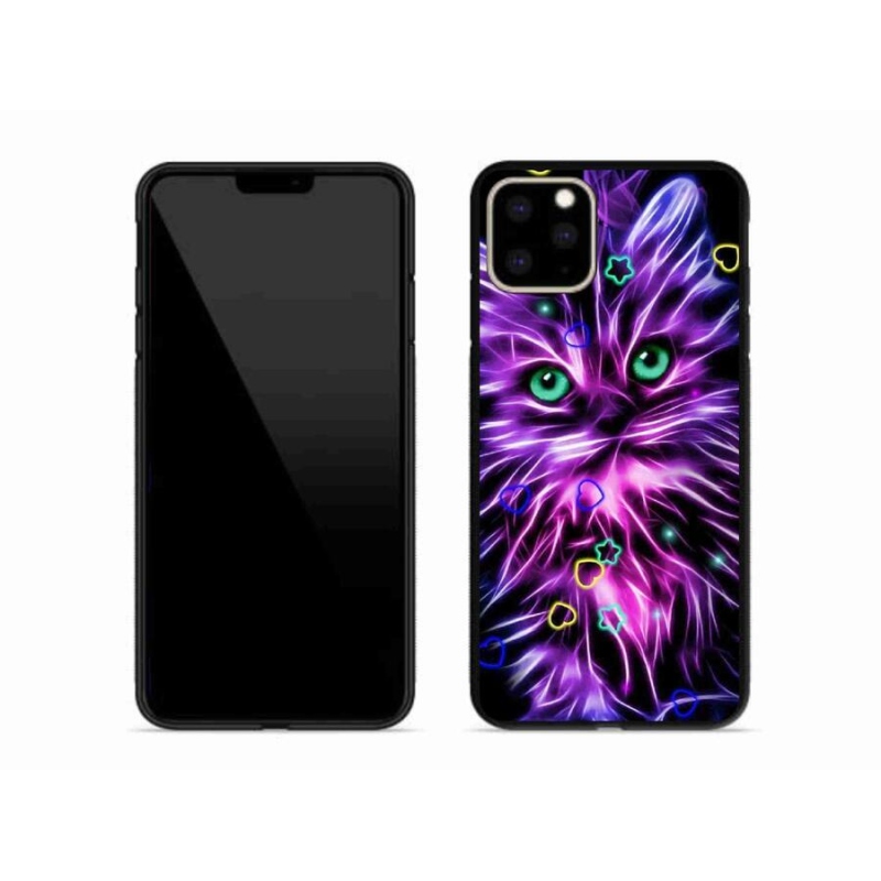 Gél borítás mmCase iPhone 11 Pro Max készülékhez - absztrakt macska