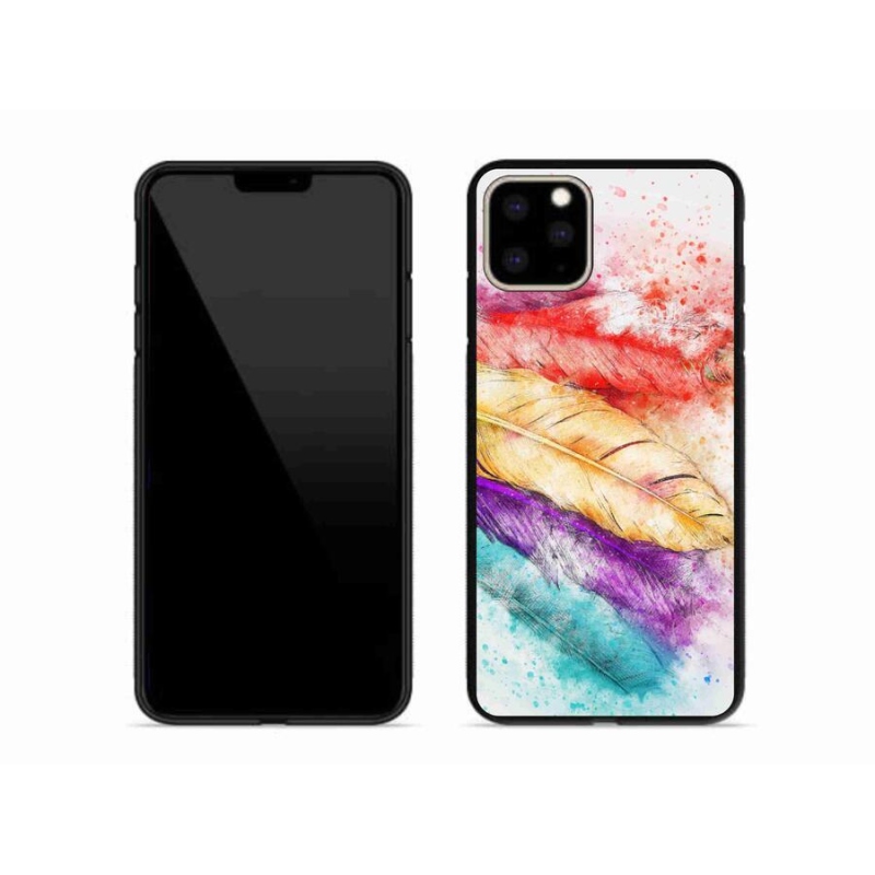 Zselés borítás mmCase iPhone 11 Pro Max készülékhez - színes toll