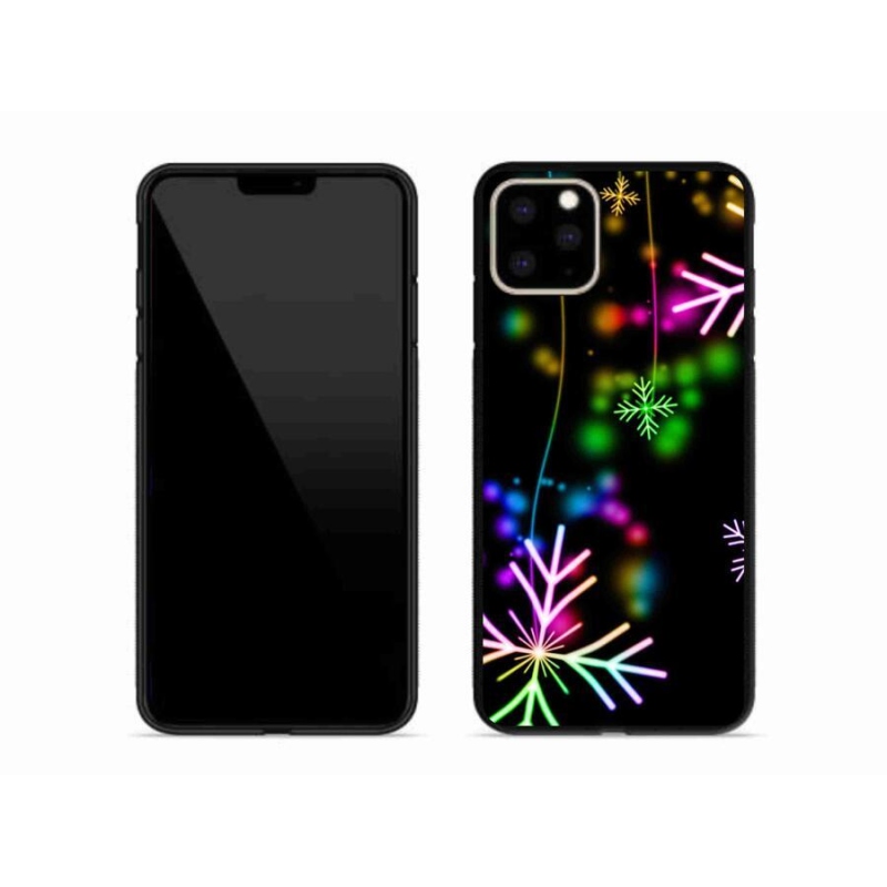 Zselés borítás mmCase iPhone 11 Pro Max készülékhez - színes pelyhekkel