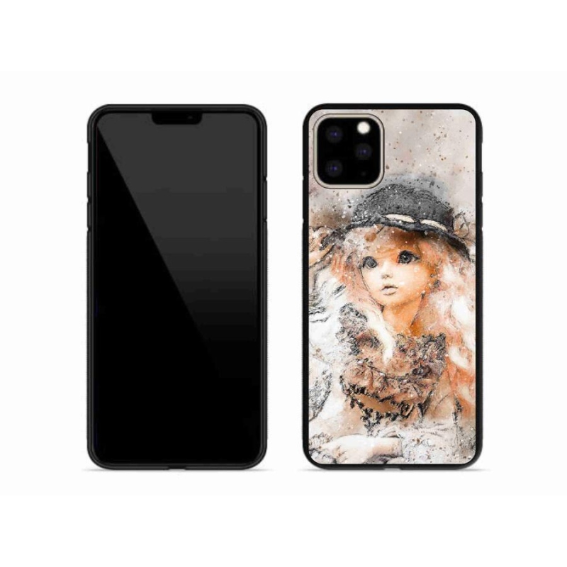 Zselés borítás mmCase iPhone 11 Pro Max készülékhez - lány sapkával