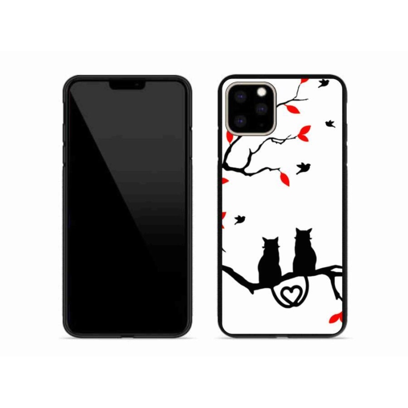 Zselés borítás mmCase iPhone 11 Pro Max készülékhez - macska szeretet