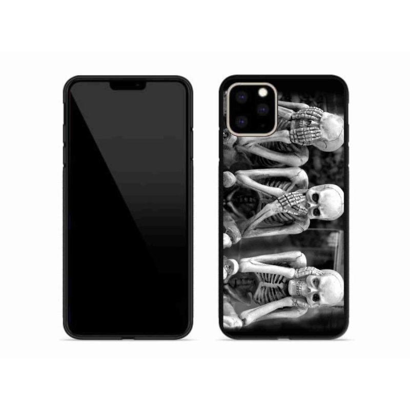 Zselés borítás mmCase iPhone 11 Pro Max készülékhez - csontvázak