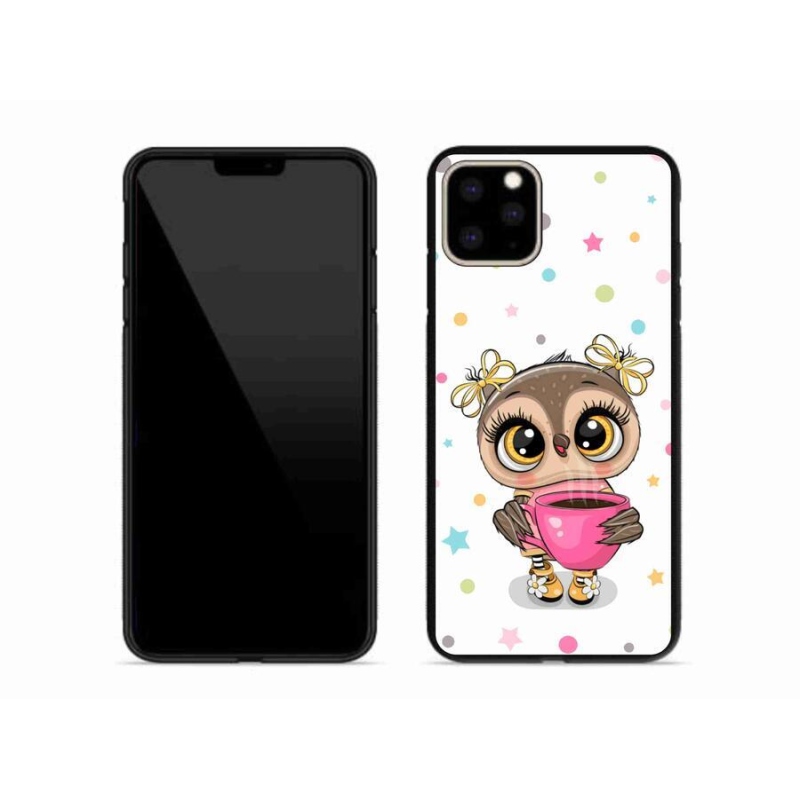 Gél borítás mmCase iPhone 11 Pro Max készülékhez - rajzfilm bagoly