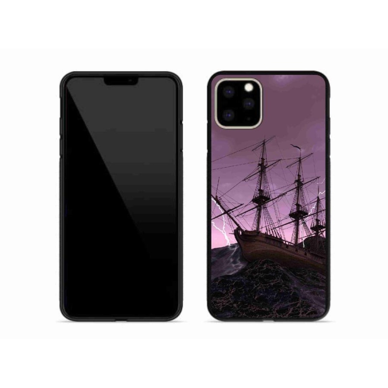Zselés borítás mmCase iPhone 11 Pro Max készülékhez - hajó a viharban