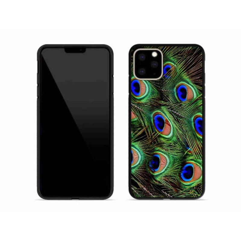 Zselés borítás mmCase iPhone 11 Pro Max készülékhez - pávatoll