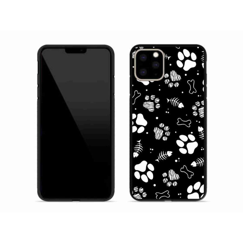 Zselés borítás mmCase iPhone 11 Pro Max készülékhez - kutyamancsok