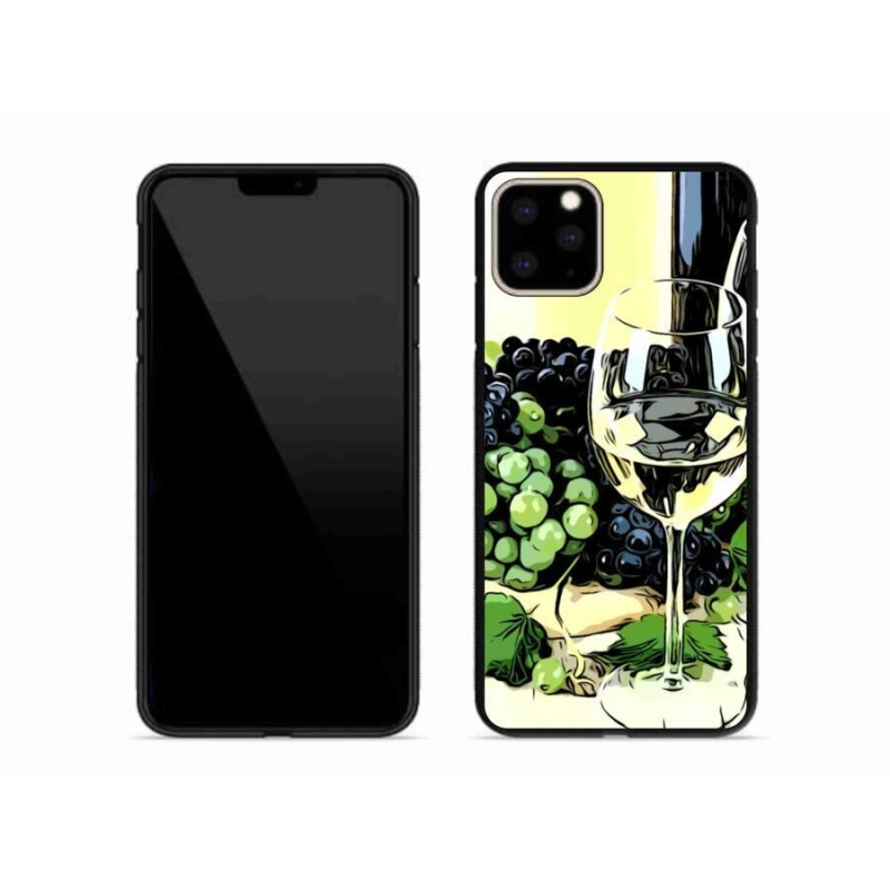 Gél borítás mmCase iPhone 11 Pro Max készülékhez - borospohár