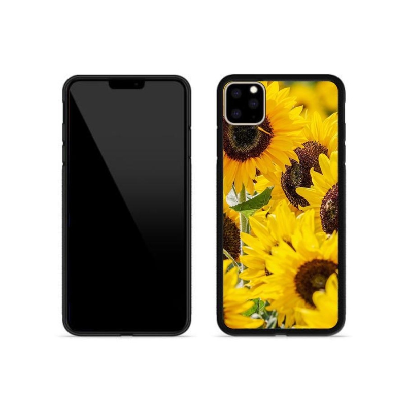 Zselés borítás mmCase iPhone 11 Pro Max készülékhez - Napraforgó