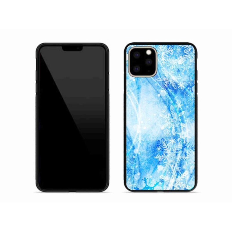 Gél borítás mmCase iPhone 11 Pro Max készülékhez - hópelyhek
