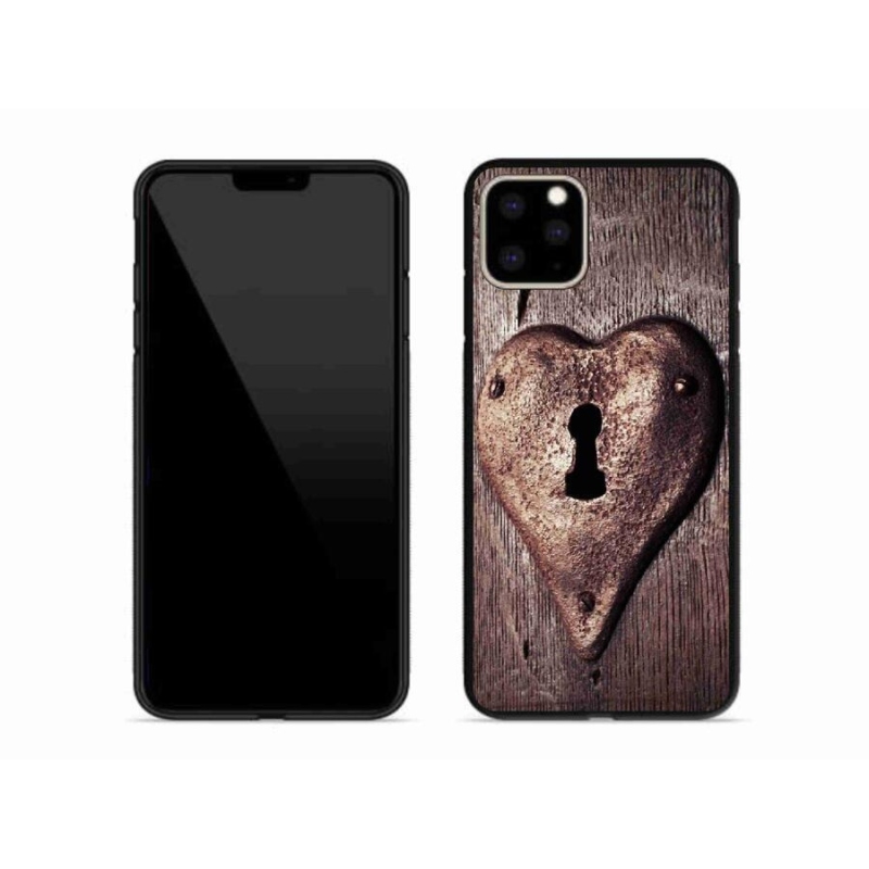 Zselés borítás mmCase iPhone 11 Pro Max készülékhez - szív alakú zár