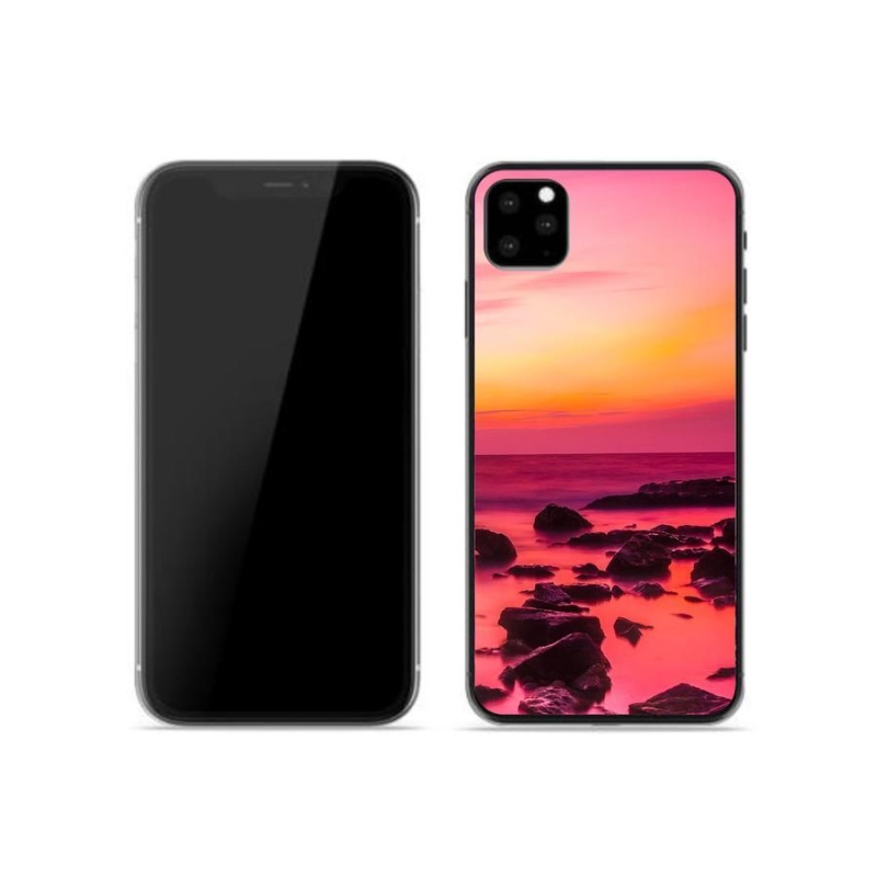 Zselés borítás mmCase iPhone 11 Pro készülékhez - tenger és ragyogás