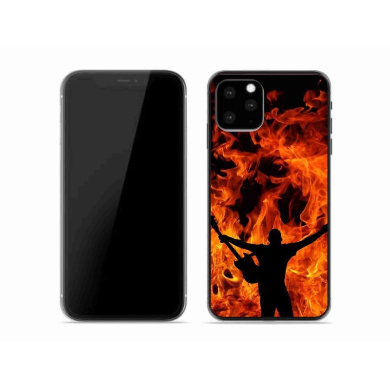 Gél borítás mmCase iPhone 11 Pro készülékhez - zenész és tűz