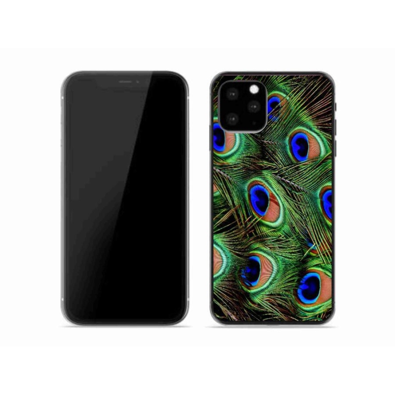 Zselés borítás mmCase iPhone 11 Pro készülékhez - pávatoll
