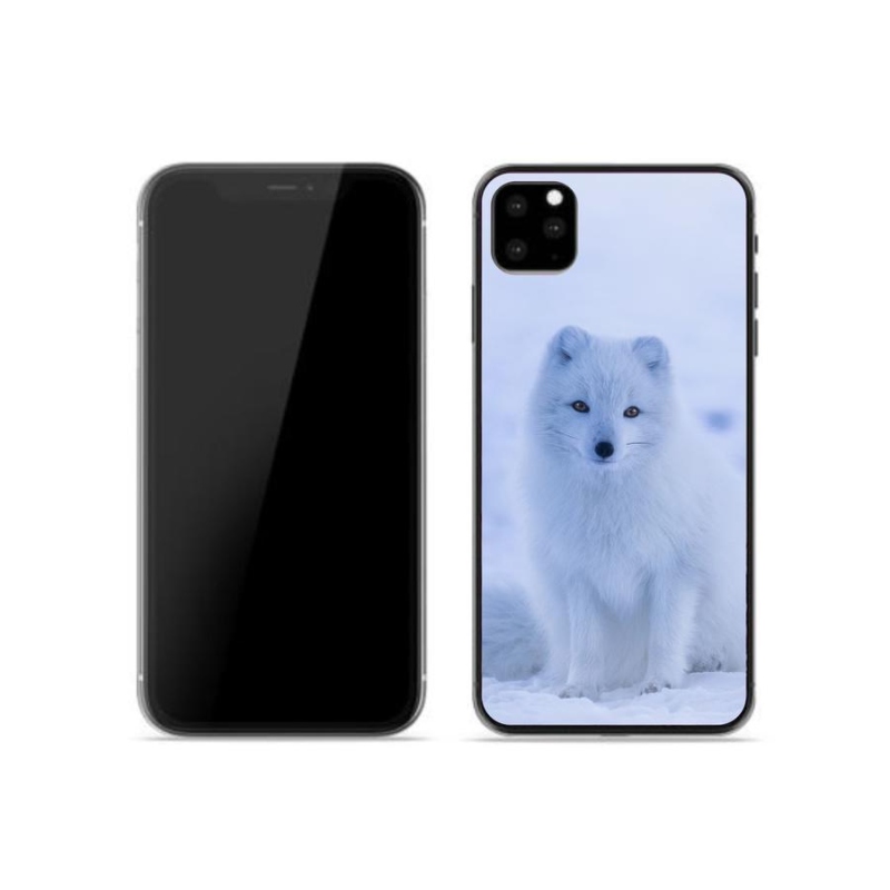 Zselés borítás mmCase iPhone 11 Pro készülékhez - polár róka