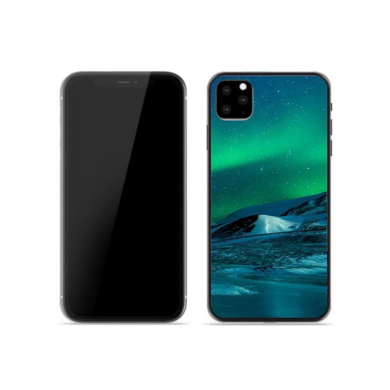 Zselés borítás mmCase iPhone 11 Pro készülékhez - sarki fény